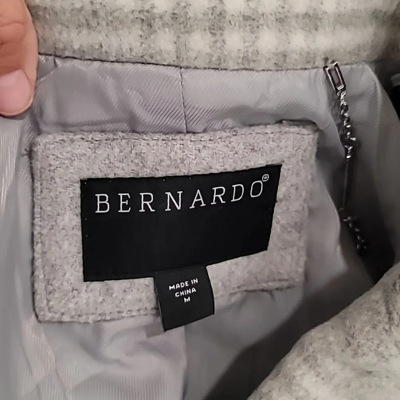 BERNARDO PLAID COAT - Picture 10 of 14